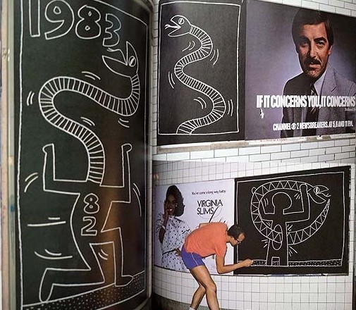 キースヘリング　地下鉄アート　ART IN TRANSIT(1984)